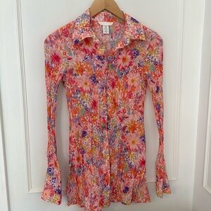 H&M Floral Button Down